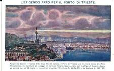 rts 069 1923 TRIESTE di UGO FLUMIANI - Erigendo Faro per il Porto - non VG- FP