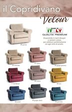 COPRIDIVANO  IN MORBIDO VELLUTO 2-3-4POSTI In VARI COLORI MARTA MARZOTTO