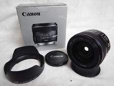 Canon EF 24mm f2.8 IS USM + Paraluce Hood + Original BOX Scatola Originale