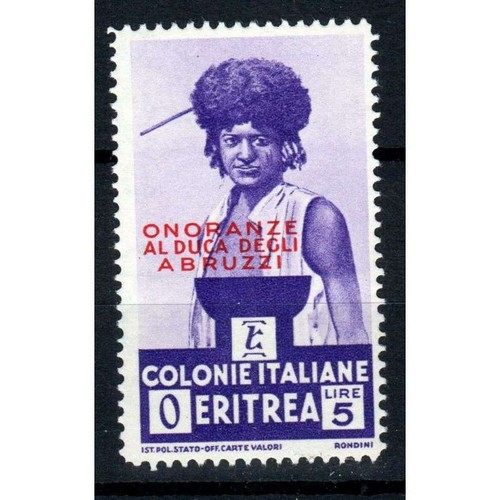 Colonie eritrea 1934 onoranze - eritrea,