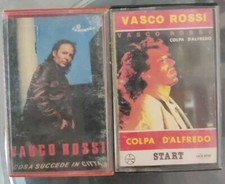 VASCO ROSSI Colpa d'Alfredo-Cosa succede in città Musicassette Tape Carosello