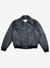 Giacca di pelle nera vintage