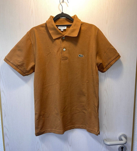Polo uomo lacoste marrone - uomo,