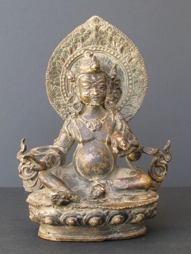 Antico kubera bronzo - antico, in