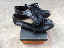 Pennino Silvano Bricca scarpe ciclismo vintage pelle EU34 Scarpe Bici Corsa 