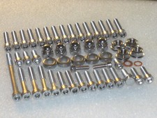 Yamaha DT125LC 1982-87 Copre motore bulloni a brugola inox, dadi cupola cilindro 