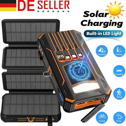 Powerbank solare 27000mah con - solare,