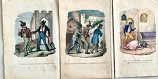UN NERO A ROME - 3 lithographs