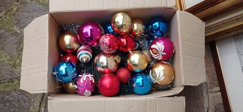 Lotto addobbi palle natale - addobbi,