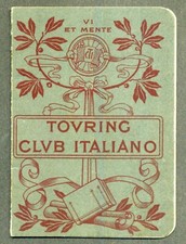 TESSERA del TOURING CLUB ITALIANO - BOLLINI dal 1925 al 1931
