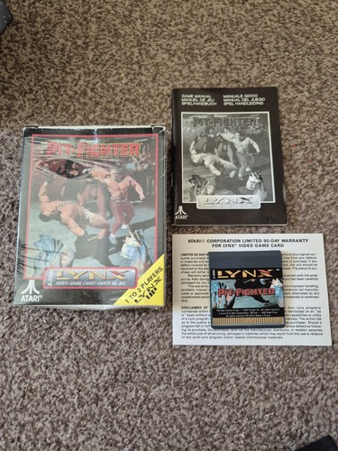 Pitfighter atari lynx - atari, completo