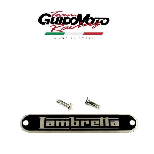 Targhetta sella lambretta - lambretta, tv