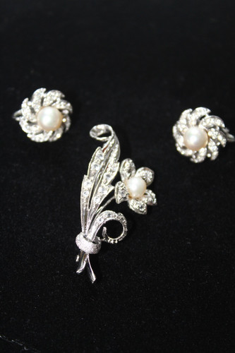 Set orecchini vintage majorica - orecchini,