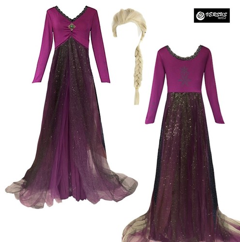 Frozen elsa vestito viola - 2,