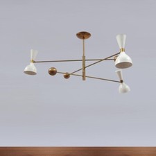 Brass Chandelier Orbitale 3