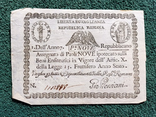 Nove paoli repubblica romana - paoli,