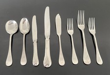 CHRISTOFLE ACIER CAPRICORNE FRANCIA (8) SET POSTO PEZZI