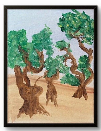 Tela acrilica uliveto - , 11x14