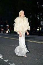 Gonna abito da sposa velluto seta etichetta viola Ralph Lauren collezione $2490 nuova con etichette