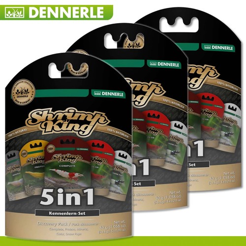 Dennerle 3 x Shrimp King 5 in