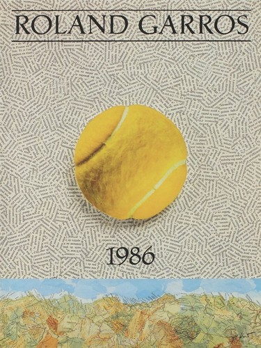 Roland garros 1986 affiche - 1986,