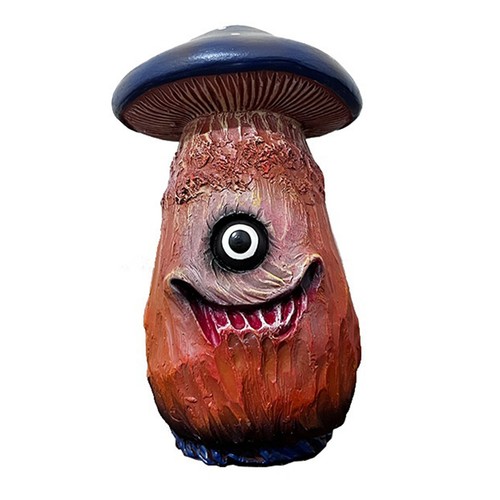 Scultura funghi teschio - scultura, di