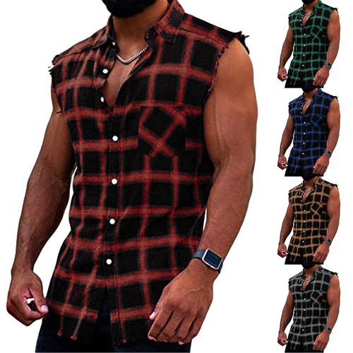 Shirt smanicata uomo estiva - smanicata,