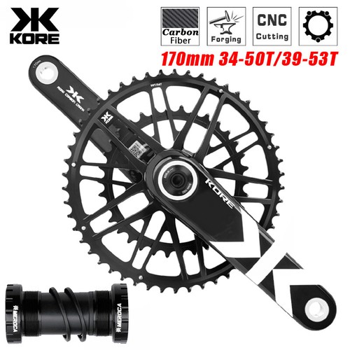 Guarnitura kore carbon - carbon, road
