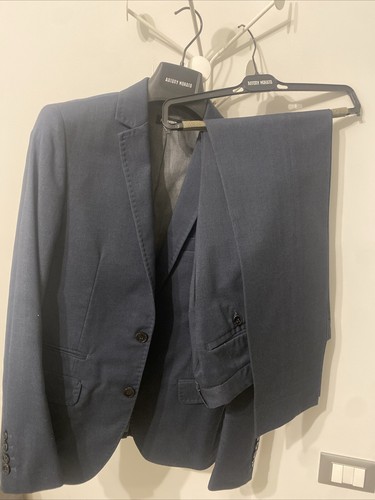 Abito uomo blu elegante - abito,