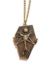 The Nightmare Before Christmas Collana Tomba Orologio Jack Skeletron Nichel Free