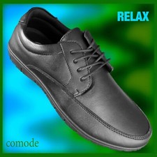 SCARPE UOMO lacci  PELLE  nero