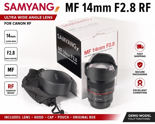 Samyang 14mm rf ultra - mf, f2.8