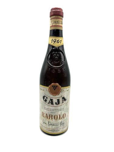 Raro barolo gaja 1961 firma - raro,