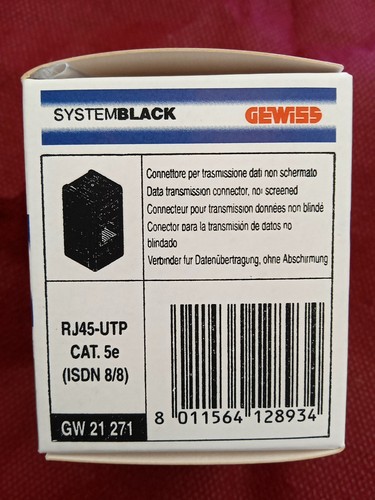 Presa rj45 cat5e utp toolless - utp,