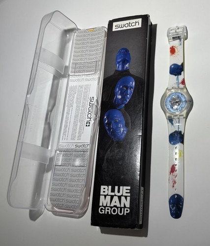 Swatch watch blue man - blue,