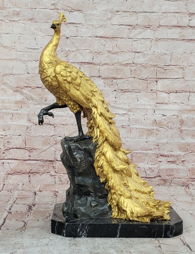 Scultura centerpiece pavone - pavone, in