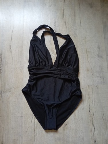 Costume bagno nero pezzo - costume, xl
