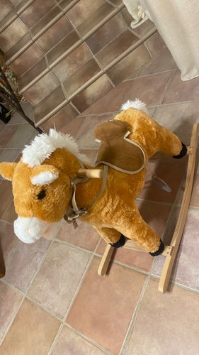 Cavallo dondolo legno - cavallo,