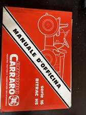 Manuale Catalogo Antonio Carraro Serie 16 Bitrac. Ha