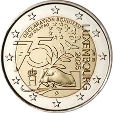 2 Euro LUSSEMBURGO 2025 75°
