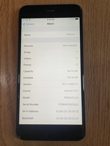 Raro ios apple - 10.2.1,