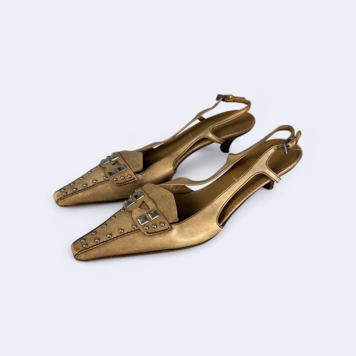 Slingback prada con borchie - con,