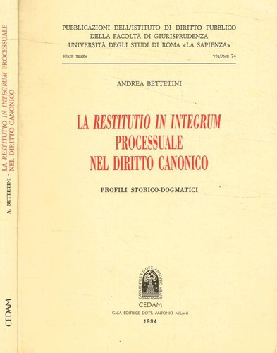 Restitutio integrum - in,