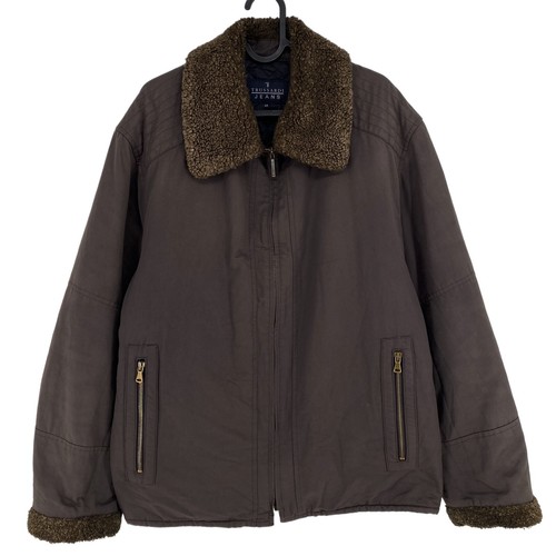 Trussardi jeans dark brown - trussardi,
