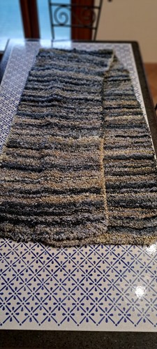 Maxi sciarpa maglia filato - in,