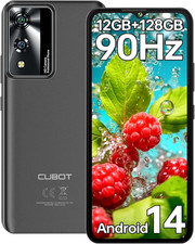 CUBOT A10 Smartphone Android 14 (2024), 12(4+8) GB+128GB/1TB, Octa-Core, 6.56" H