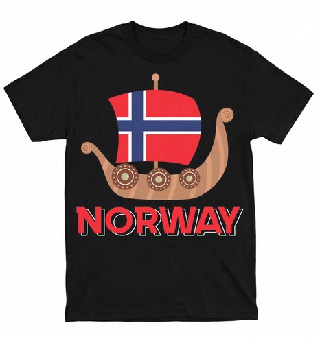Shirt norvegia drakkar - norvegia,