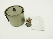 Bollitore MSR Titan 1400 ml titanio con Jetboil MightyMo stufa e paravento