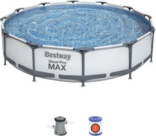 Piscina Fuoriterra Rotonda Bestway Fuori terra Telaio Portante cm 366x76h 56416