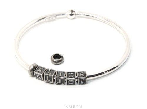 Bracciale argento 925 modulare - bracciale,